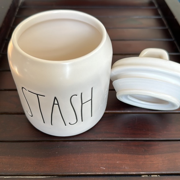 Rae Dunn ceramic “stash” jar - Picture 3 of 3